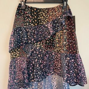 NWT! Floral Flounce Skirt NWT!